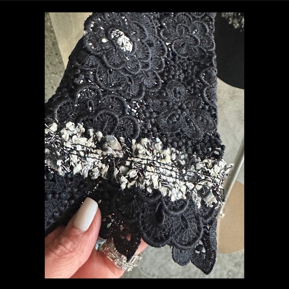 Vintage Chanel Guipure collarless lace jacket - Picture 6 of 10